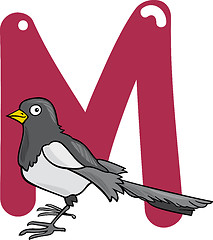 Image showing M for magpie