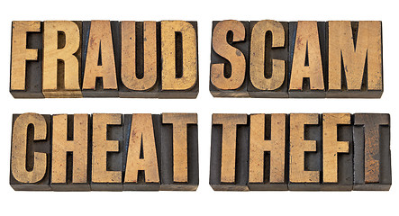 Image showing fraud, scam, cheat and theft