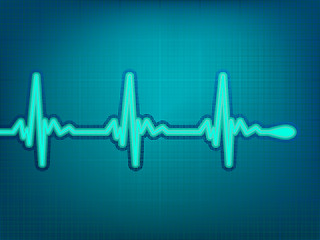 Image showing Normal electronic cardiogram. EPS 8