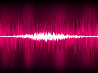 Image showing Abstract purple waveform vector background. EPS 8