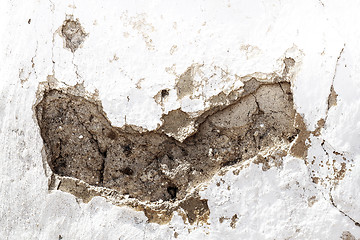 Image showing grunge old wall texture