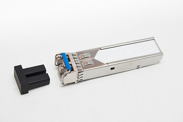 Image showing Optical gigabit sfp module for network switch