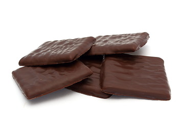 Image showing chocolate over white