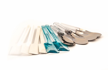 Image showing Set of spatula kitchen ware tool