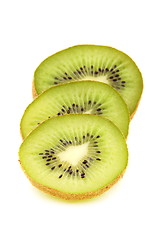 Image showing Kiwi sliced ??into circles. 