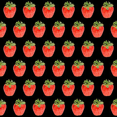 Image showing Strawberry background