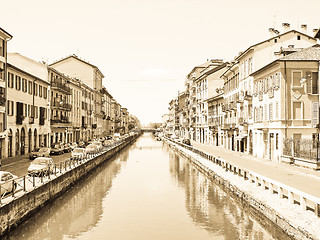 Image showing Naviglio Grande, Milan