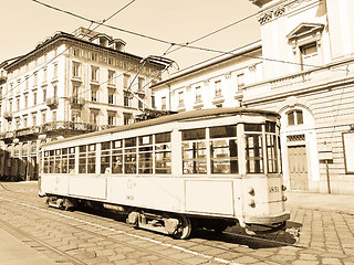 Image showing Vintage tram, Milan