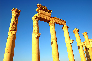 Image showing Relics of Palmyra in Syria