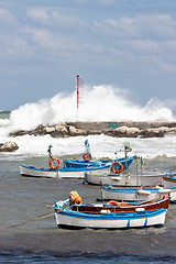 Image showing Stormy sea