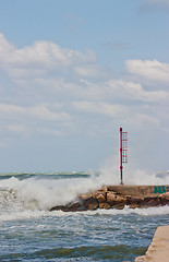 Image showing Stormy sea
