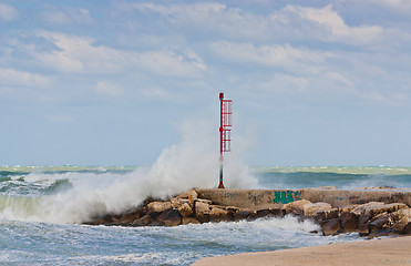 Image showing Stormy sea