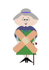 Image showing elderly woman