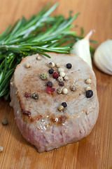 Image showing  beef and rosemary