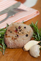 Image showing  beef and rosemary