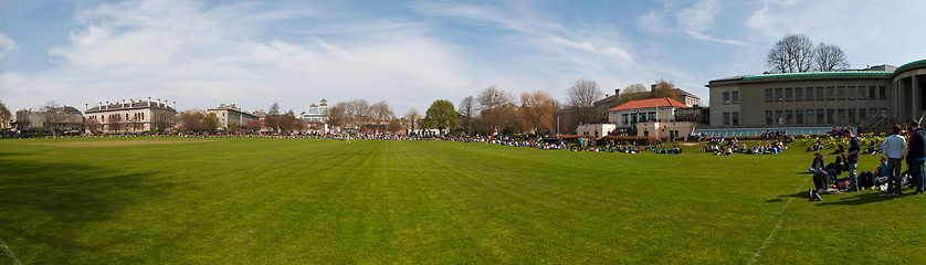 Image showing Students in Trinity College, Dublin