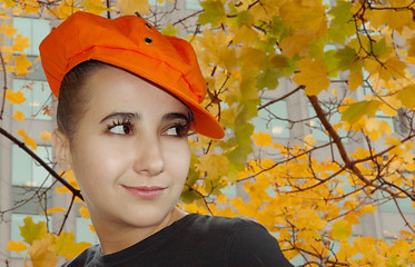 Image showing Autumn portrait