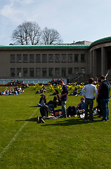 Image showing Students in Trinity College, Dublin