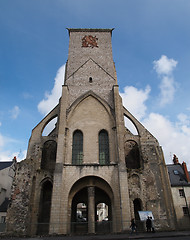 Image showing Charlemagne tower, Basilica saint Martin