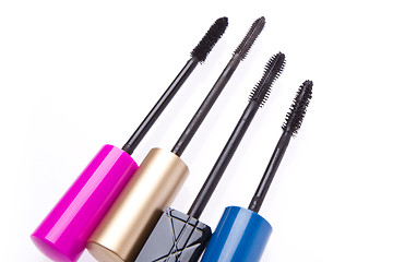 Image showing mascara set isolated