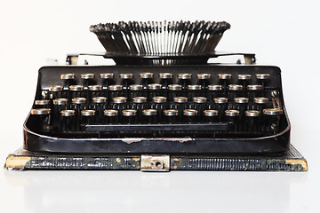 Image showing ancient portable typewriter