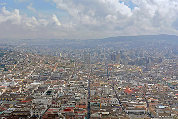 Image showing ecuador. view on quito city