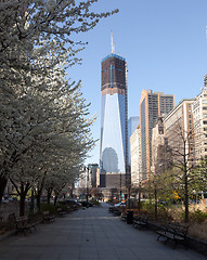Image showing Freedom Tower under construction New York