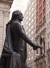 Image showing Statue George Washington Federal Hall