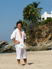 Image showing Businessman on vacation