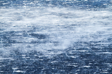 Image showing raging sea with furious waves