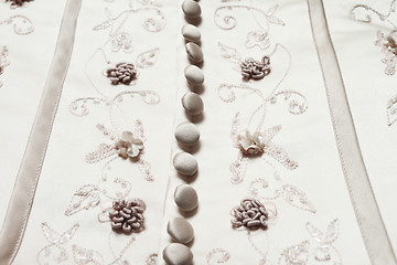 Image showing Wedding dress details