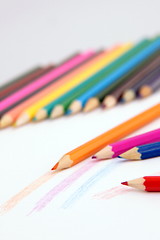 Image showing Colored pencils