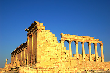 Image showing Relics of Palmyra in Syria