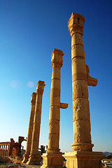 Image showing Relics of Palmyra in Syria