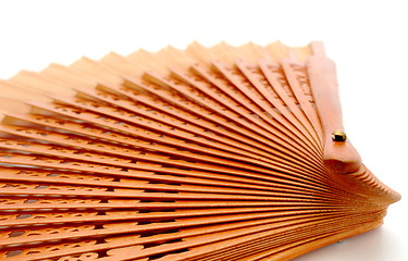 Image showing fan over white