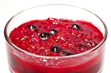 Image showing red fruit jelly