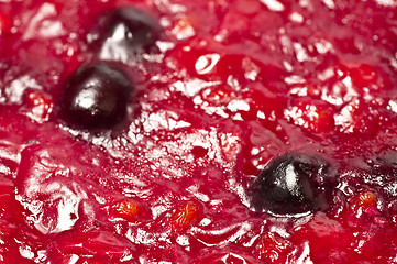 Image showing red fruit jelly