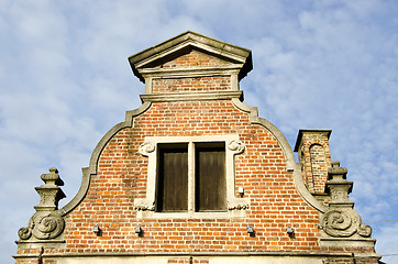 Image showing background of grunge vintage architecture building 