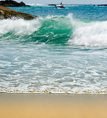 Image showing ocean waves on a sunny day