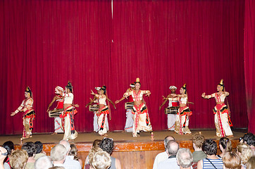 Image showing Folk dances in the local theater scene.