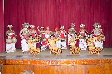 Image showing Folk dances in the local theater scene.