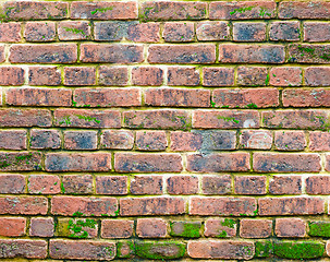 Image showing Ancient brick wall