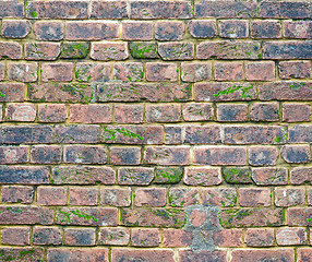 Image showing Ancient brick wall