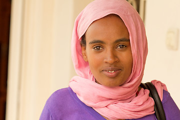 Image showing  Portrait of young Ethiopian woman