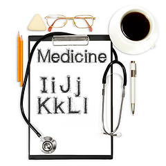 Image showing abstract medical background