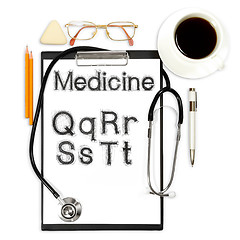 Image showing abstract medical background