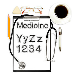 Image showing abstract medical background