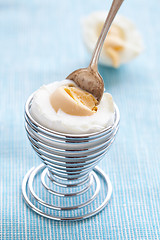 Image showing Boiled egg