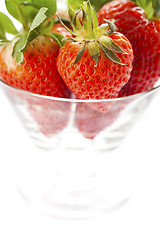 Image showing Fresh strawberries