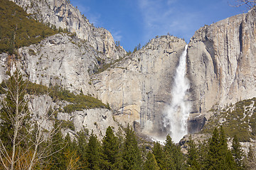Image showing Upper Falls at Yosemite